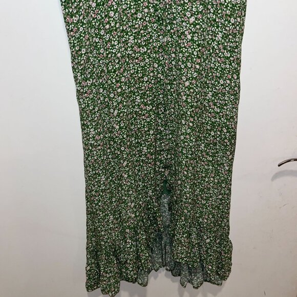 Rails Frida Strappy Summer Dress Green Floral Size Small S - Picture 5 of 12